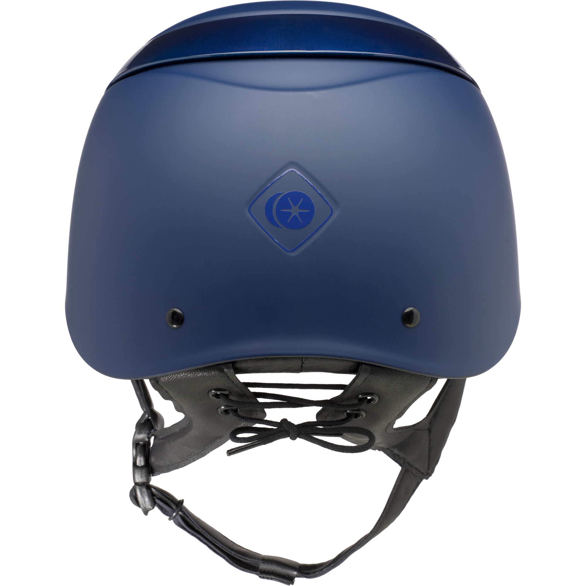 Charles Owen Luna Casque à Visière Large Lunawpnmng - Navy Mat / Navy Brillant